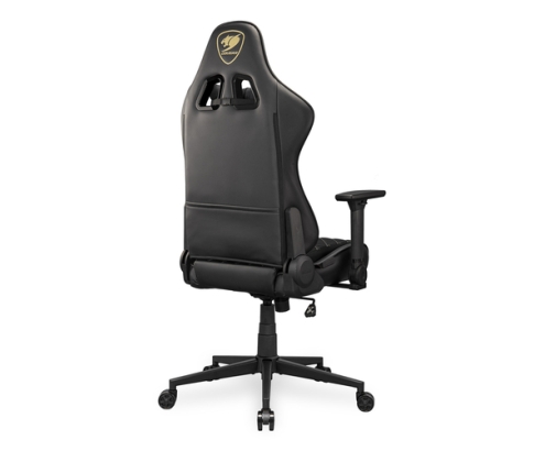 COUGAR Gaming Armor One V2 Gold F Silla para videojuegos universal Asiento acolchado tapizado Negro, Oro