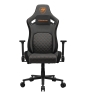 COUGAR Gaming CGR-DFF-GRB Silla para videojuegos de PC Asiento acolchado tapizado Negro, Oro