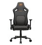 COUGAR Gaming CGR-DFF-GRB Silla para videojuegos de PC Asiento acolchado tapizado Negro, Oro