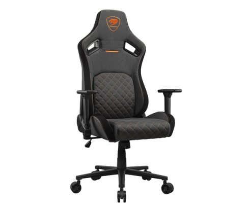COUGAR Gaming CGR-DFF-GRB Silla para videojuegos de PC Asiento acolchado tapizado Negro, Oro