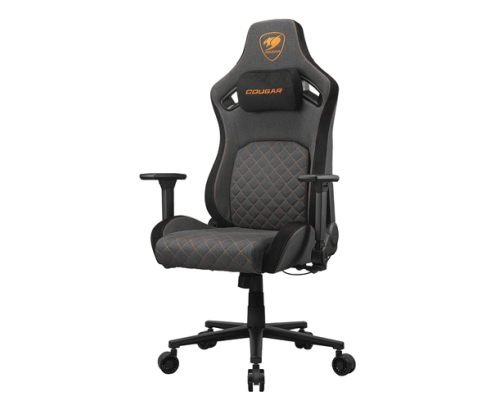 COUGAR Gaming CGR-DFF-GRB Silla para videojuegos de PC Asiento acolchado tapizado Negro, Oro