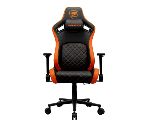 COUGAR Gaming CGR-DFL Silla para videojuegos de PC Asiento acolchado tapizado Negro, Naranja