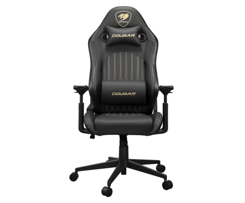COUGAR Gaming CGR-EXP-ROB Silla para videojuegos de PC Asiento acolchado tapizado Negro, Oro