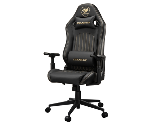 COUGAR Gaming CGR-EXP-ROB Silla para videojuegos de PC Asiento acolchado tapizado Negro, Oro