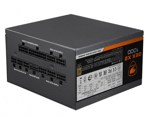 COUGAR Gaming GEX X2 1000 unidad de fuente de alimentación 1000 W 20+4 pin ATX ATX Negro