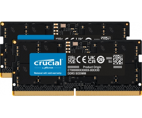 Crucial CT2K16G48C40S5 módulo de memoria 32 GB 2 x 16 GB DDR5 4800 MHz