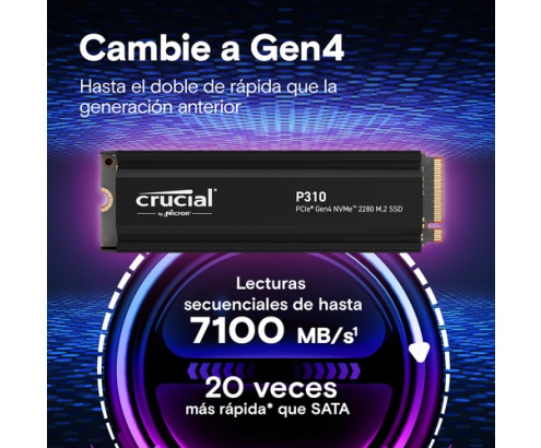 Crucial P310 1 TB M.2 PCI Express 4.0 NVMe