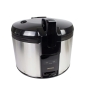 Cuckoo SR-4600 arrocera 4,6 L Negro, Acero inoxidable