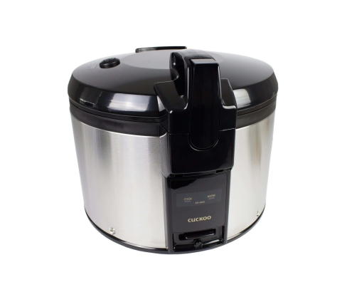Cuckoo SR-4600 arrocera 4,6 L Negro, Acero inoxidable