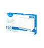 Cudy 4G Cat 6 AC1200 Wi-Fi Router, LT700E 1.0 router inalámbrico Gigabit Ethernet Doble banda (2,4 GHz / 5 GHz) Blanco