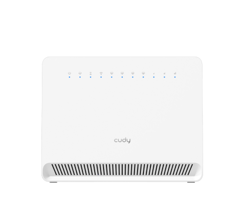 Cudy 4G Cat 6 AC1200 Wi-Fi Router, LT700E 1.0 router inalámbrico Gigabit Ethernet Doble banda (2,4 GHz / 5 GHz) Blanco
