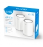 Cudy AX1800 Doble banda (2,4 GHz / 5 GHz) Wi-Fi 6 (802.11ax) Blanco 1 Interno