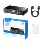 Cudy FS1010P switch Fast Ethernet (10/100) EnergÍ­a sobre Ethernet (PoE) Negro