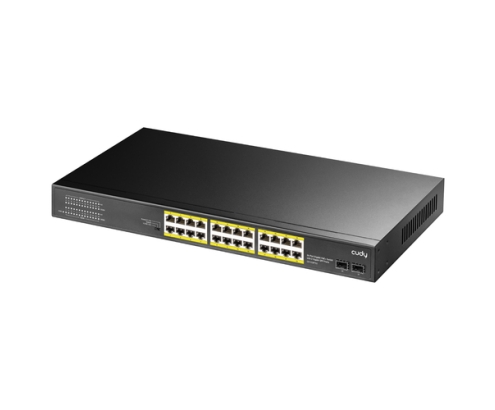 Cudy GS1028PS2 switch Gigabit Ethernet (10/100/1000) Energía sobre Ethernet (PoE) Negro