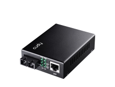 Cudy MC100SA-20 convertidor de medio 100 Mbit/s 1310 nm Monomodo Negro