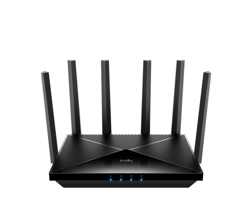 Cudy WR11000 router inalámbrico 2.5 Gigabit Ethernet Tribanda (2.4 GHz / 5 GHz / 6 GHz) Negro