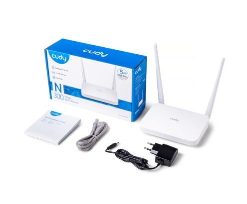 Cudy WR300 router inalámbrico Ethernet rápido Banda única (2,4 GHz) Blanco