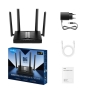 Cudy WR3600H router inalámbrico Gigabit Ethernet Doble banda (2,4 GHz / 5 GHz) Negro
