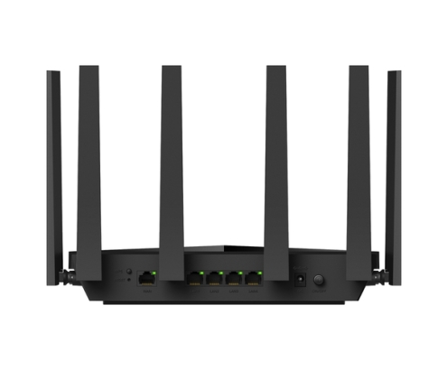 Cudy WR6500 router inalámbrico Gigabit Ethernet Doble banda (2,4 GHz / 5 GHz) Negro