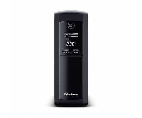 CyberPower VP1600EILCD sistema de alimentación ininterrumpida (UPS) LÍ­nea interactiva 1,6 kVA 960 W 8 salidas AC