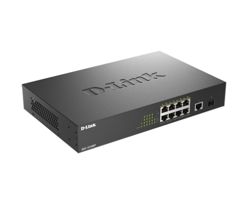 D-Link DGS-1010MP/E switch No administrado L2 Gigabit Ethernet (10/100/1000) Energía sobre Ethernet (PoE) 1U Negro