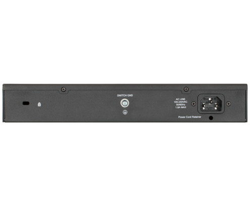 D-Link DGS-1100-18PV2 switch Gestionado L2 Gigabit Ethernet (10/100/1000) Energía sobre Ethernet (PoE) 1U Negro