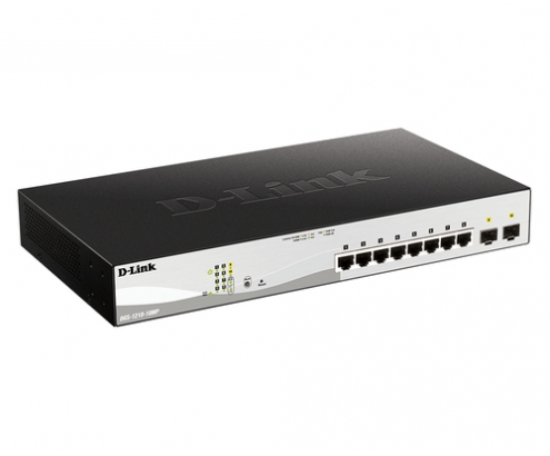 D-Link DGS-1210-52MP Gestionado L2 Gigabit Ethernet (10/100/1000) EnergÍ­a sobre Ethernet (PoE) Negro, Gris