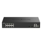 D-Link DGS-1530-10 Gestionado L2 Gigabit Ethernet (10/100/1000) Negro
