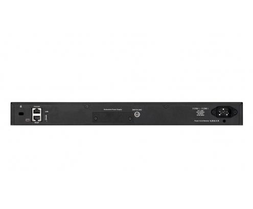 D-Link DGS-3130-54PS Gestionado L3 Gigabit Ethernet (10/100/1000) EnergÍ­a sobre Ethernet (PoE) Negro, Gris