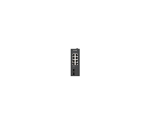 D-Link DIS-100G-10 switch No administrado L2 Gigabit Ethernet (10/100/1000) Carril DIN Negro