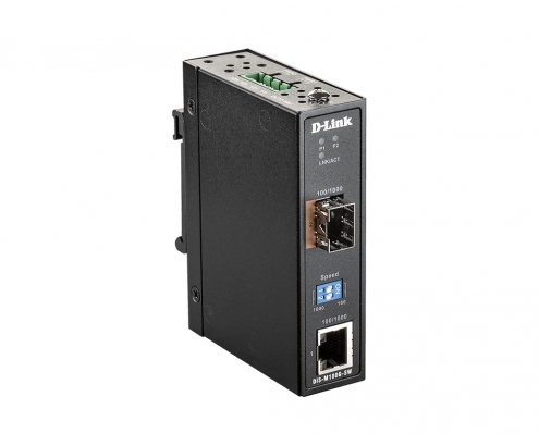 D-Link DIS-M100G-SW convertidor de medio 4000 Mbit/s Multimodo, Monomodo Negro