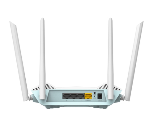 D-Link EAGLE PRO AI AX1500 Smart Router router inalámbrico Gigabit Ethernet Doble banda (2,4 GHz / 5 GHz) Blanco