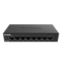 D-Link No administrado Gigabit Ethernet (10/100/1000) Negro