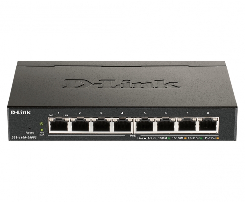 D-Link switch Gestionado L2/L3 Gigabit Ethernet (10/100/1000) EnergÍa sobre Ethernet (PoE) Negro