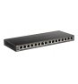 D-Link switch No administrado Gigabit Ethernet (10/100/1000) Negro