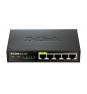 D-Link switch No administrado L2 Fast Ethernet (10/100) EnergÍ­a sobre Ethernet (PoE) Negro