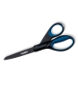 Dahle 54308-12979 tijera de escritorio y manualidades Tijeras de oficina Corte recto Negro, Azul