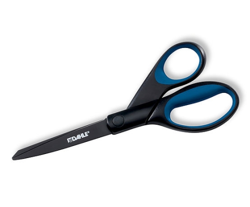 Dahle 54308-12979 tijera de escritorio y manualidades Tijeras de oficina Corte recto Negro, Azul