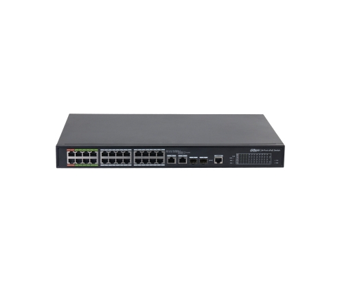 Dahua Technology ePoE DH-LR2226-24ET-360-V2 switch Gestionado L2 Gigabit Ethernet (10/100/1000) Energía sobre Ethernet (PoE) Negro