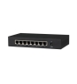 Dahua Technology PFS3008-8GT switch No administrado L2 Gigabit Ethernet (10/100/1000) Negro
