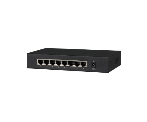 Dahua Technology PFS3008-8GT switch No administrado L2 Gigabit Ethernet (10/100/1000) Negro