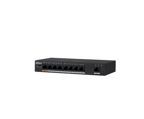 Dahua Technology PFS3009-8ET-96 No administrado L2 Fast Ethernet (10/100) Energía sobre Ethernet (PoE) Negro