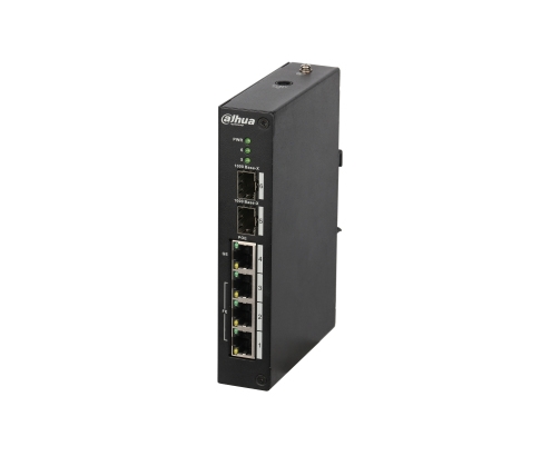 Dahua Technology PFS4206-4P-96 switch Gestionado L2 Fast Ethernet (10/100) Energía sobre Ethernet (PoE) Negro