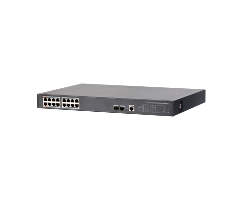Dahua Technology PoE DH-PFS4218-16GT-240 switch Gestionado Gigabit Ethernet (10/100/1000) Energía sobre Ethernet (PoE) Negro