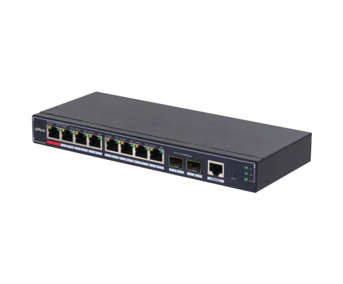 Dahua Technology PoE SG4010P-2F Gestionado L2 Gigabit Ethernet (10/100/1000) Energía sobre Ethernet (PoE) Negro