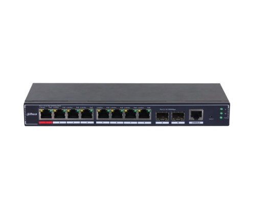 Dahua Technology PoE SG4010P-2F Gestionado L2 Gigabit Ethernet (10/100/1000) Energía sobre Ethernet (PoE) Negro
