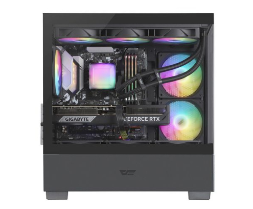 darkFlash Caja PC DS500 RGB Micro-ATX Negra
