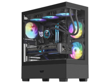darkFlash Caja PC DS500 RGB Micro-ATX Negra