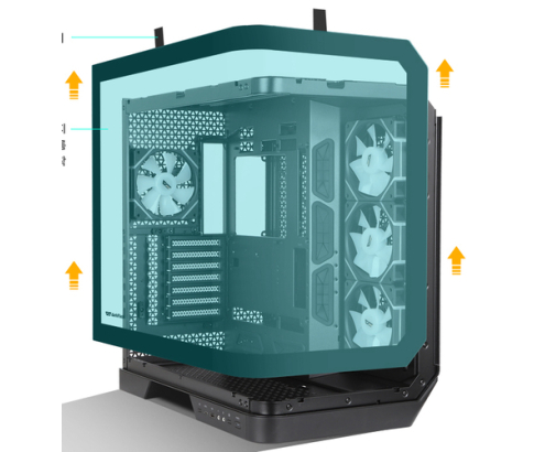 darkFlash DC-DY570-B-ES1 carcasa de ordenador Full Tower Negro