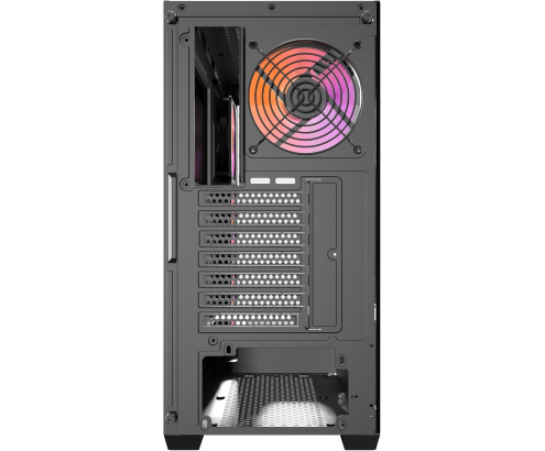 DarkFlash DS900 Black doble cristal templado y frontal madera